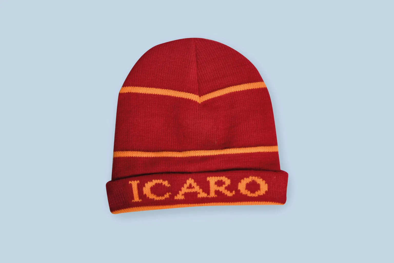 CAPA_Cappello invernale in acrilico personalizzato con risvolto