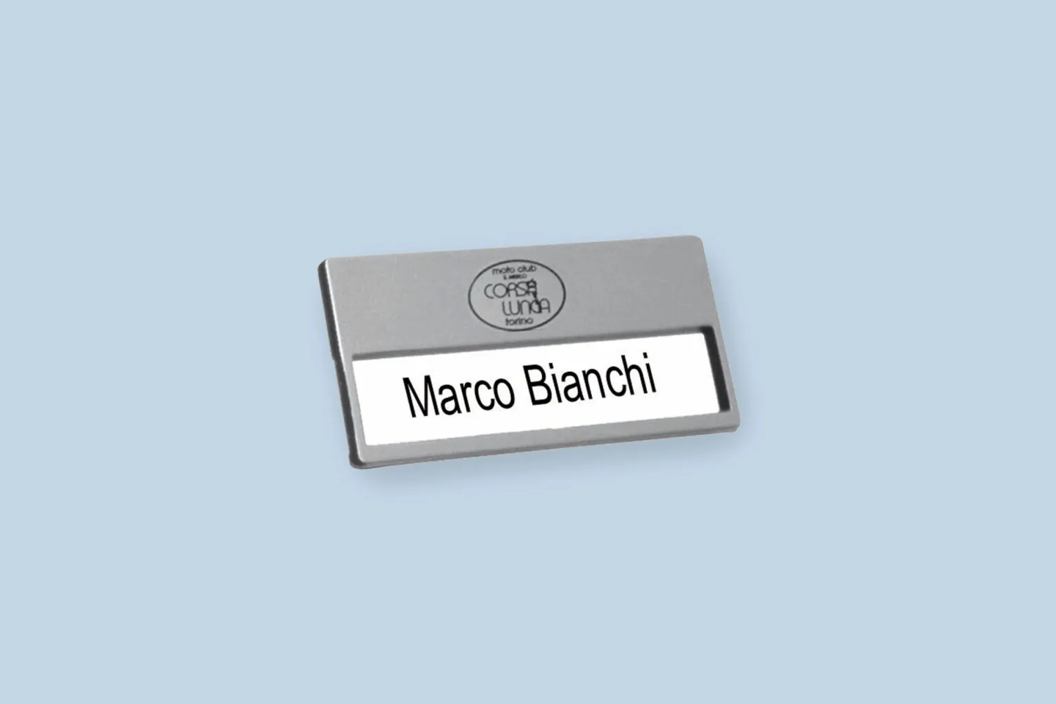 SP3_Spilla badge portanome personalizzata