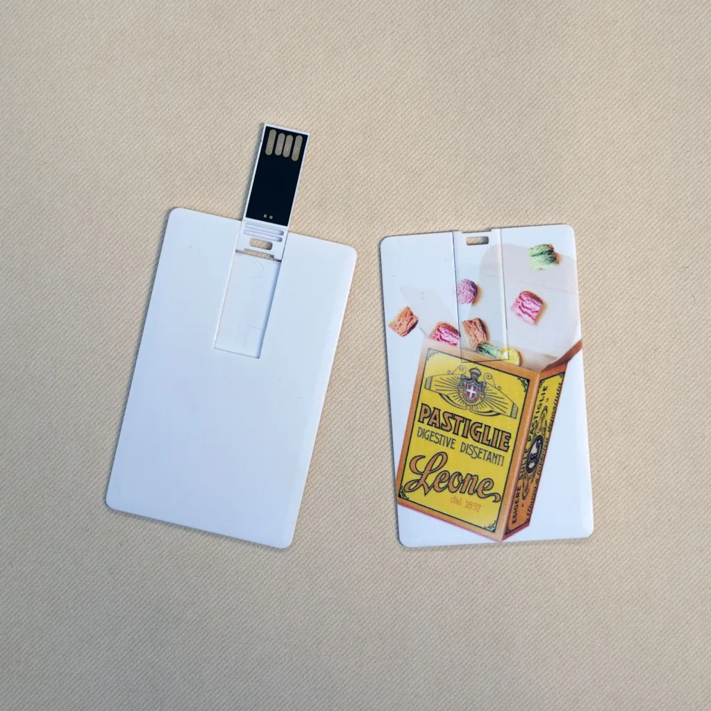 card usb personalizzata con il tuo logo pastiglie leone