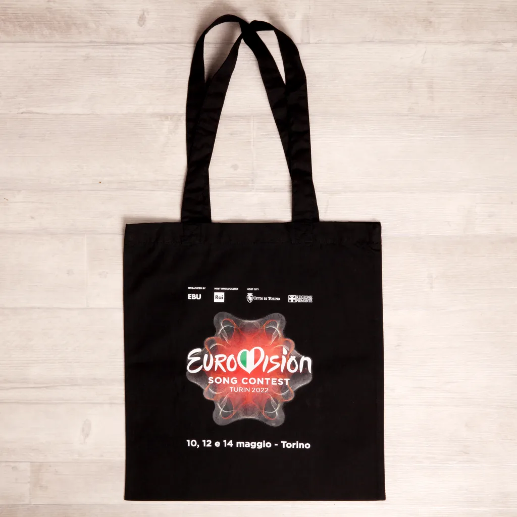 shopper personalizzata stampata in quadricromia eurovision